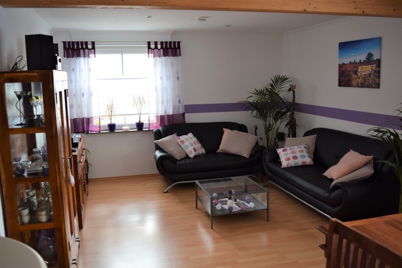 Ferienhaus Heideblüte - Wohnzimmer