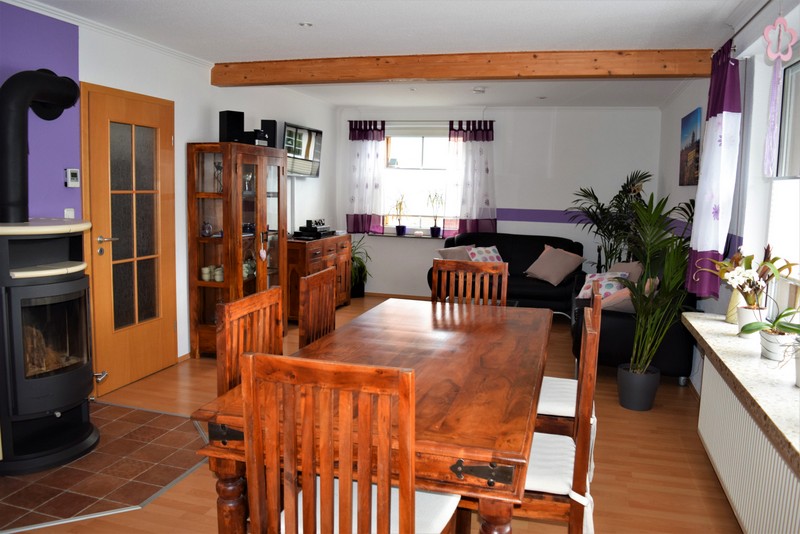 Ferienhaus Heideblüte - Wohnzimmer